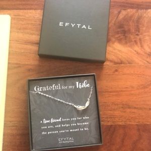 Efytal friendship sterling silver 925 necklace